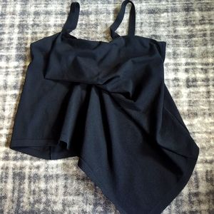 Christian Wijnants asymmetrical black tank